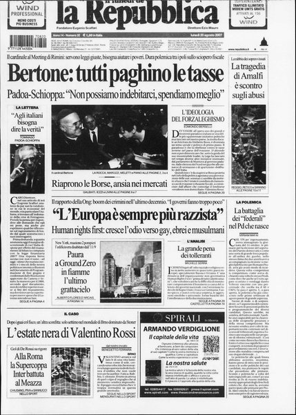 Il lunedì de La repubblica